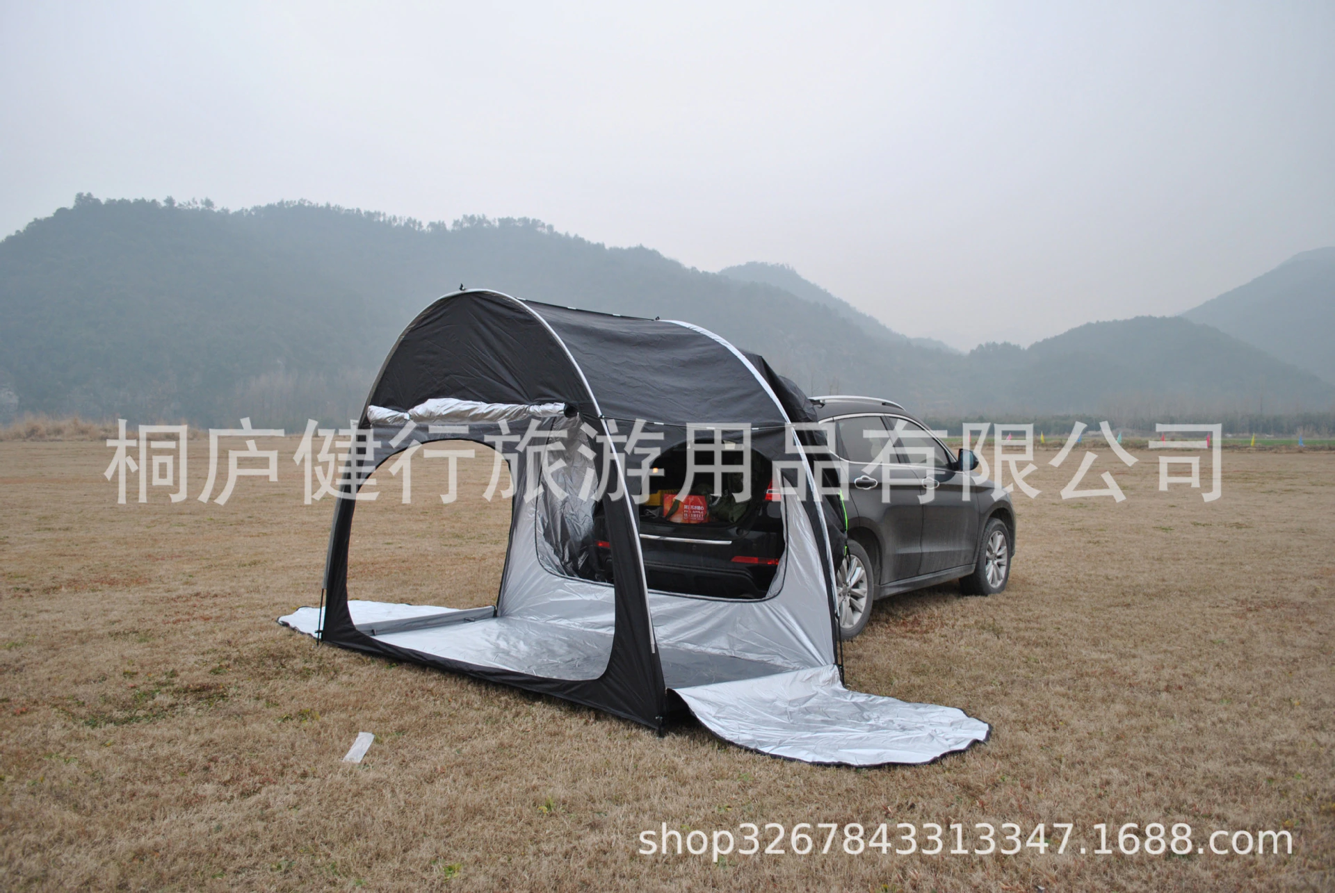 Cheap Goat Tents Outdoor Car Trunk Tent Sunshade Rainproof Tailgate Shade Awning Tent For SUV Car Self Driving Tour Barbecue Camping Tool   